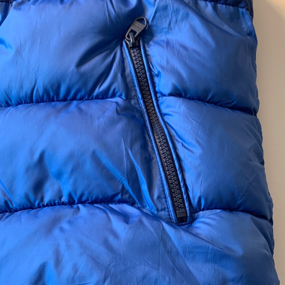 Zara Kids 13/14 blue gradient, Puffer Vest with hood - Picture 4 of 7
